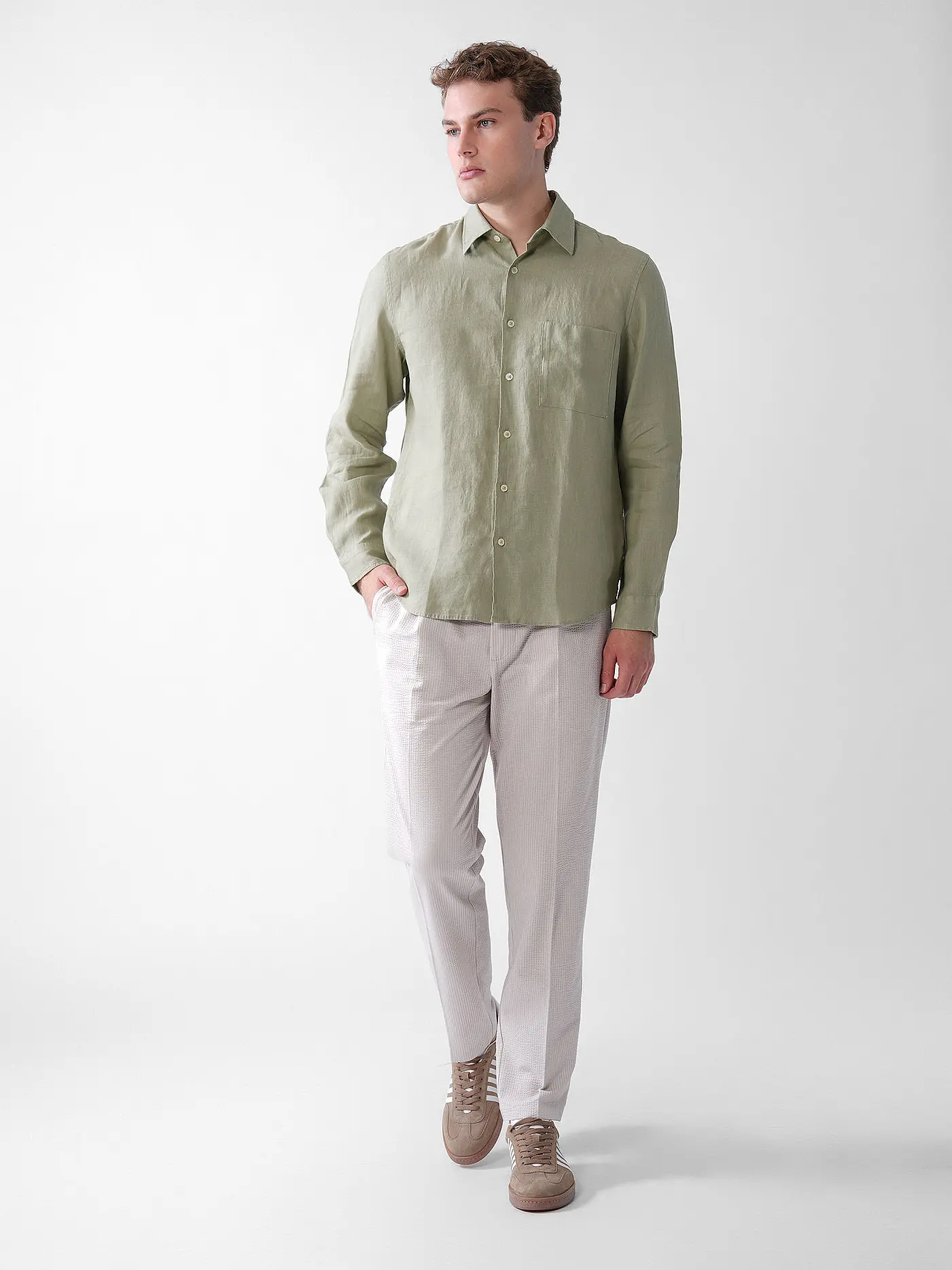 MARC O'POLO | Leinenhemd Regular Fit | 